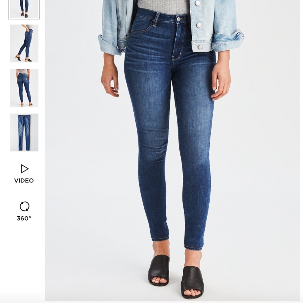 American Eagle Super Hi Rise Jeggings